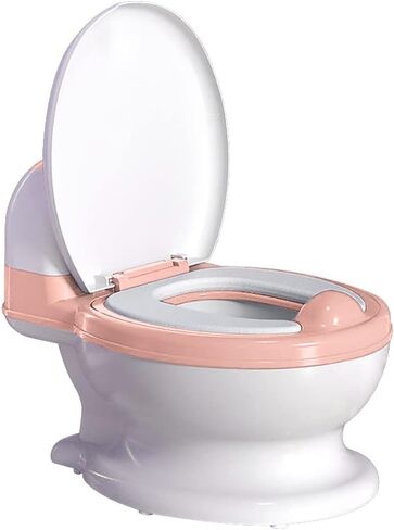 Potty Training Toilet, Realistic Potty Training Seat, Toddler Potty Chair with Soft Seat, Removable Potty Pot, Toilet Tissue Dispenser and Splash Guard, Non-Slip for Toddler& Baby& Kids in Kuwait