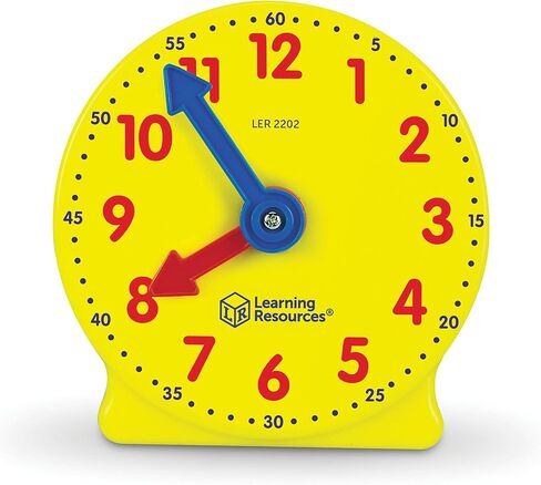 Learning Resources Smart Pack 4" Clock, Yellow in Saudi Arabia