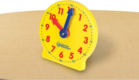 Learning Resources Smart Pack 4" Clock, Yellow in Saudi Arabia