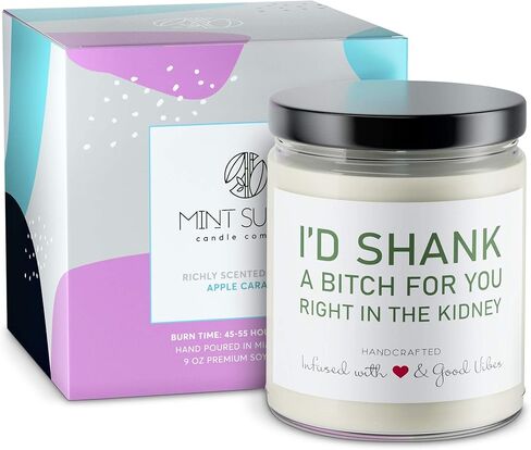 Funny Gifts Women - Girlfriend Gifts - Made in USA - 9 oz - Coolest Gifts for Women - Gift for Wife - Stress Relief Gifts - Gift for Girlfriend - My Last Nerve Candle by Mint Sugar Candle Co in Kuwait
