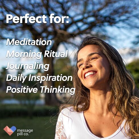 هدايا العناية الذاتية - 50 تأكيد ايجابي تمني بالشفاء قريبا هدايا للنساء والرجال. مجموعة العناية الذاتية مع رسائل يومية للتأمل واليقظة والاسترخاء in Kuwait