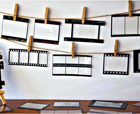 Vilikya Aesthetic Film Frames for Scrapbook Supplies, 4 Packs Decorative Craft PET for Scrapbooking Kit, 64pcs Ephemera for Junk Journals, Picture Frames Collage Wall Decor for Room Decorations in Kuwait