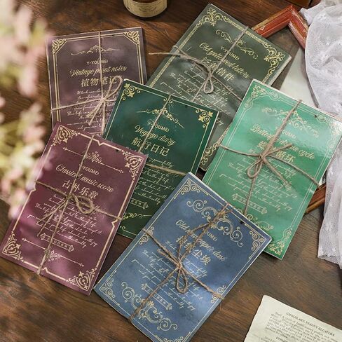 Stiiickraft 180 Pcs Scrapbook Paper Vintage Journaling Scrapbooking Supplies for Junk Journal Bullet Journals Dorm Room Decor Wall Art Collage Album Cottagecore Picture Frames Planner in Saudi Arabia