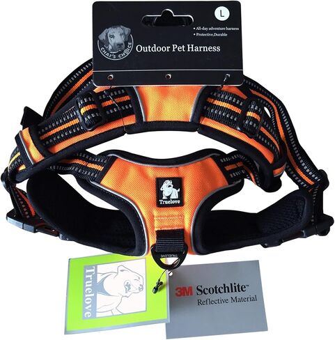 Chai's Choice Dog Harness Vest X Small (Chocolate) | Comfortable & Secure with Adjustable Strap Soft Padded Dog Vest | No-Choke & Easy Control Pet Oxford | 3M Reflective Stripes for Dog Visibility in Saudi Arabia