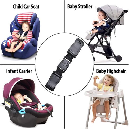 Anti-Slip Chest Harness Clip for Baby Child Toddler Chest Clip Guard for Car Seat,Strollers, High Chairs,Baby Carrier... in Saudi Arabia