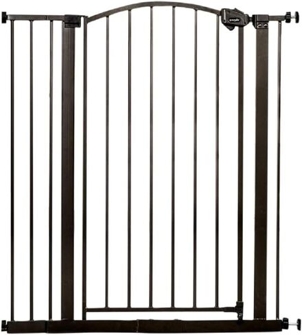 بوابة طويلة جدًا من Regalo Home Accents، تتضمن طقمين تمديد مقاس 4 بوصات، تمتد إلى 39.5 بوصة، تتضمن 4 مجموعات أدوات تثبيت بالضغط و4 مجموعات أدوات تثبيت على الحائط، برونزية in Kuwait