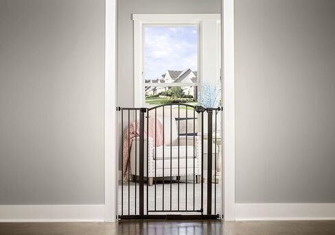 بوابة طويلة جدًا من Regalo Home Accents، تتضمن طقمين تمديد مقاس 4 بوصات، تمتد إلى 39.5 بوصة، تتضمن 4 مجموعات أدوات تثبيت بالضغط و4 مجموعات أدوات تثبيت على الحائط، برونزية in Kuwait