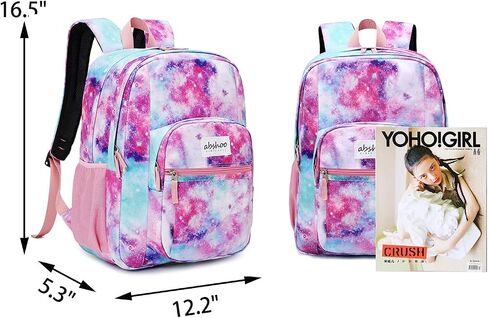 abshoo Classical Basic Womens Travel Backpack For College Men Water Resistant Bookbag (Black) in Kuwait
