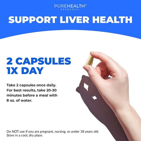 Liver Health – Liver Cleanse Detox & Repair with Artichoke Extract, Milk Thistle, Dandelion Root, Turmeric, Berberine to Healthy Liver Renew with 11 Natural Nutrients, 30 Days Supply in Saudi Arabia