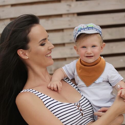 Bizzee Baby Bandana Drool المرايل Drool المرايل 100٪ قطن للجنسين بنين بنات متعددة الألوان مريلة الطفل مجموعة للتسنين in Kuwait