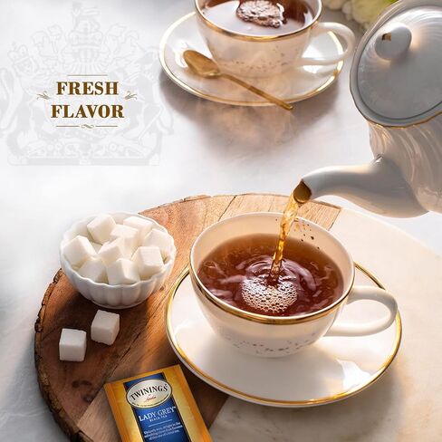 Twinings Black Tea Variety Pack with Earl Grey Tea, English Breakfast Tea, Irish Breakfast Tea, and Lady Grey Tea Bags, Individually Wrapped, 20 Count Ea (Pack of 3) in Saudi Arabia