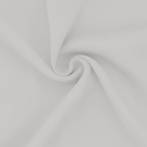 ستائر جيب قضيب سهلة الاستخدام لغرفة النوم، ستائر نافذة تعتيم الغرفة لغرفة المعيشة، ستائر نافذة صلبة معزولة حراريًا لتقليل الضوضاء، لوحتان (42 × 63 بوصة، أبيض) in Kuwait