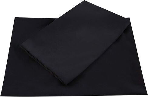 Mohap Zipper Pillowcase 4 Pieces Brushed Microfiber 1800 Hotel Quality Super Soft Pillow Cover No Shrinkage No Fade Pillow Protectors - Black, Queen in Kuwait