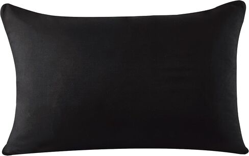 Mohap Zipper Pillowcase 4 Pieces Brushed Microfiber 1800 Hotel Quality Super Soft Pillow Cover No Shrinkage No Fade Pillow Protectors - Black, Queen in Kuwait
