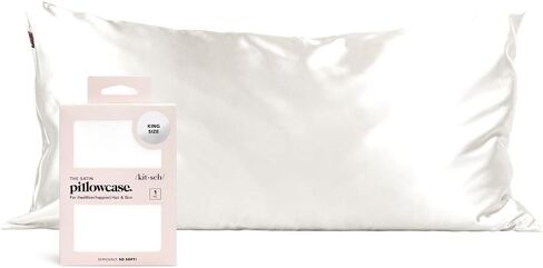 كيس وسادة من الساتان للشعر والبشرة - أكثر نعومة من كيس وسادة الحرير للشعر والبشرة | أكياس وسائد ساتان تبريد بسحاب | غطاء وسادة من الساتان | حجم قياسي كوين (جلد الفهد، عبوة واحدة) in Kuwait