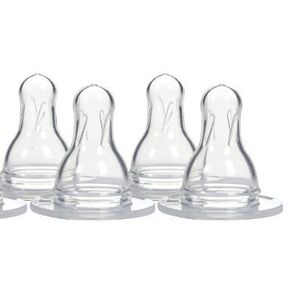 Dr. Browns Unisex Baby Natural Flow Standard Silicone Y-cut Nipples - 4 Nipples in Saudi Arabia