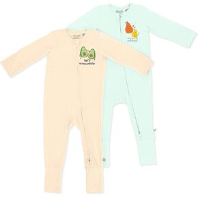 OETEO Zippy Baby Jumpsuits Zipper Rompers - Viscose from Bamboo in Saudi Arabia