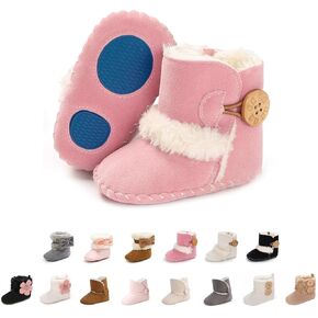 للجنسين الطفل الجوارب الوليد الطفل الفتيات الأحذية لينة وحيد المضادة للانزلاق حذاء طفل صغير الجوارب الرضع الشتاء الدافئة سرير الأحذية 0-18 أشهر in Kuwait