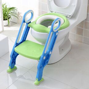 Potty Training Seat for Boys and Girls with Sturdy Non-Slip Step Stool Ladder Portable Toddler Potty Seat Perfect for Potty Training in Saudi Arabia