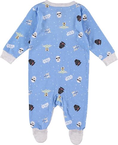 STAR WARS The Mandalorian Baby Boys Footie Pajamas Romper Featuring Baby Yoda - Baby Pajamas - Baby Sleeper in Saudi Arabia