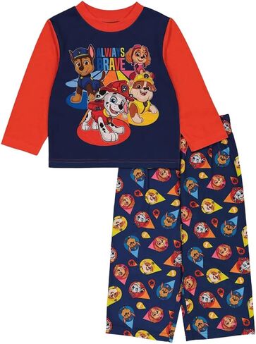 Nickelodeon Boys' Paw Patrol | Baby Shark 2-Piece Loose-fit Pajamas Set in Saudi Arabia