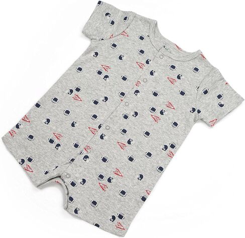 ثوب قصير الأكمام للأطفال الرضع من Minicoco للأولاد والبنات، قطعة واحدة من بذلة الصيف القطنية للأطفال الصغار in Kuwait