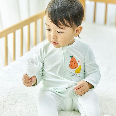 OETEO Zippy Baby Jumpsuits Zipper Rompers - Viscose from Bamboo in Saudi Arabia