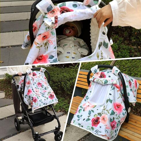 أغطية مقاعد السيارة الشتوية للأطفال، غطاء مقعد سيارة الطفل مع نافذة مفتوحة، غطاء مقعد السيارة الدافئ للرضع يحمي الطفل من الرياح والشمس والغريب وحيوانات الغابة in Kuwait