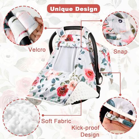 أغطية مقاعد السيارة الشتوية للأطفال، غطاء مقعد سيارة الطفل مع نافذة مفتوحة، غطاء مقعد السيارة الدافئ للرضع يحمي الطفل من الرياح والشمس والغريب وحيوانات الغابة in Kuwait