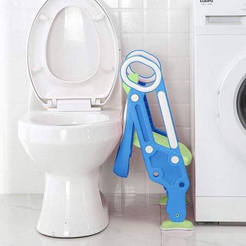 Potty Training Seat for Boys and Girls with Sturdy Non-Slip Step Stool Ladder Portable Toddler Potty Seat Perfect for Potty Training in Saudi Arabia