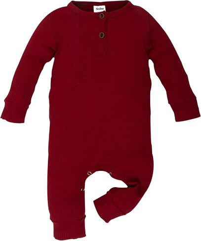 Newborn Baby Boy Girl One Piece Romper Jumpsuit Solid Ribbed Baby Boy Clothes Onesies Outfits in Saudi Arabia