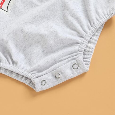 Ayalinggo 4th of July Baby Outfit Boy Girl My First Fourth of July Bubble Romper Oversized Onesie Toddler USA Clothes in Saudi Arabia