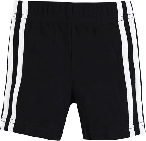 Hudson Baby Unisex Baby and Toddler Shorts Bottoms 4-Pack, Heather Gray Black, 3 Toddler in Saudi Arabia