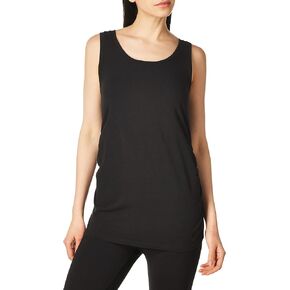 Three Seasons Maternity Women's Maternity Solid Side Rouch Tank