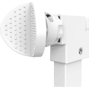 2 Pack Baby Gate Banister Adapter for Pressure Mounted Stairs - Universal Hardware Parts Kit for Baby and Dog Gates - No Drilling (White) in Saudi Arabia