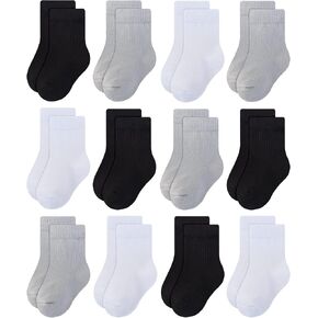 RATIVE Cotton Crew Socks for Unisex Baby Infant Toddler Kids Boys Girls in Saudi Arabia