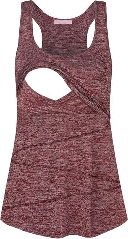 Joymom Maternity Summer Cool Sleeveless Nursing Tank Tops Breastfeeding Shirts in Saudi Arabia