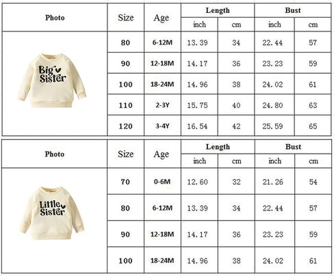 vchoohce طفلة شقيقة مطابقة الزي طويلة الأكمام إلكتروني طباعة Crewneck البلوز البلوز سترة الخريف الشتاء الملابس in Kuwait