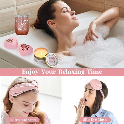 Get Well Soon Gifts for Women Birthday Gift Unique-Care Package for Women Self Care Gift Baskets for Women Relaxing Spa Gift Cheer Up Thinking of You Gifts for Mom Grandma Wife Friends-Blanket Tumbler in Saudi Arabia
