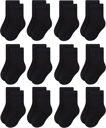 RATIVE Cotton Crew Socks for Unisex Baby Infant Toddler Kids Boys Girls in Saudi Arabia