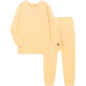 mollimelli friends 2T~15Y Modal Sleepwear Snug-fit Soild Pajama sets Toddlers Kids Teen Girls Boys Unisex pjs in Saudi Arabia
