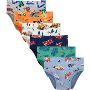 Little Boys Briefs Dinosaur Shark Truck Space Toddler Kids Baby Underwear 6/3-Pack