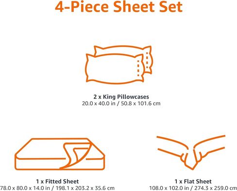 Amazon Basics Cotton Jersey 3-Piece Bed Sheet Set, Twin, Dark Gray, Solid in Kuwait