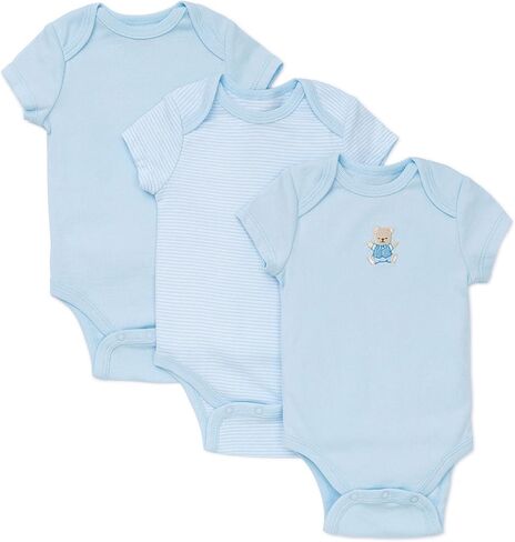 Little Me baby-boys 3 Pack Bodysuit in Saudi Arabia