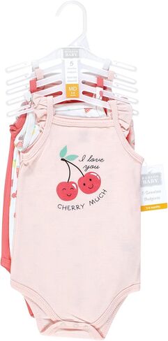 Hudson Baby Unisex Baby Cotton Sleeveless Bodysuits, Fruit Salad, 6-9 Months in Saudi Arabia
