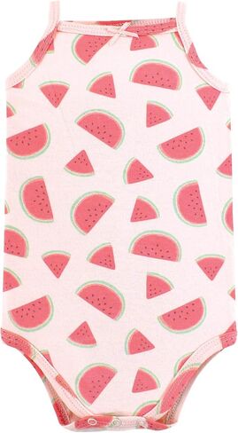Hudson Baby Unisex Baby Cotton Sleeveless Bodysuits, Fruit Salad, 6-9 Months in Saudi Arabia