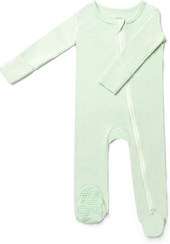 بيجامة سناجل فليكس بأقدام للأطفال بأساور قفازات - سرير أطفال ناعم من الخيزران رايون والزبدة in Kuwait