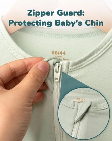 بيجامة سناجل فليكس بأقدام للأطفال بأساور قفازات - سرير أطفال ناعم من الخيزران رايون والزبدة in Kuwait