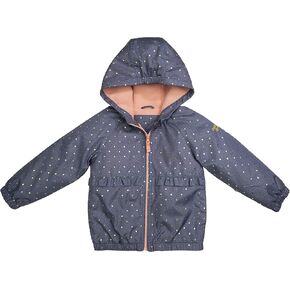معطف سترة بغطاء للرأس متوسط ​​الوزن للفتيات من OshKosh B'Gosh مع بطانة من الصوف in Kuwait