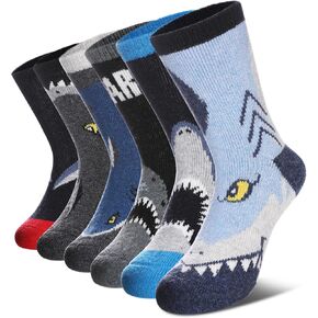 Kids Merino Wool Hiking Socks for Boys Girls Toddlers Thermal Winter Warm Thick Crew Boot Snowboarding Gift Socks in Saudi Arabia